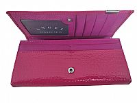 ΓΥΝΑΙΚΕΙΟ ΠΟΡΤΟΦΟΛΙ ΔΕΡΜΑΤΙΝΟ ΦΟΥΞΙΑ ΧΡΩΜΑ 