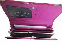 ΓΥΝΑΙΚΕΙΟ ΠΟΡΤΟΦΟΛΙ ΔΕΡΜΑΤΙΝΟ ΦΟΥΞΙΑ ΧΡΩΜΑ 