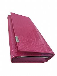 ΓΥΝΑΙΚΕΙΟ ΠΟΡΤΟΦΟΛΙ ΔΕΡΜΑΤΙΝΟ ΦΟΥΞΙΑ ΧΡΩΜΑ 