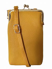 ΓΥΝΑΙΚΕΙΟ ΤΣΑΝΤΑΚΙ  ΜΕ ΘΗΚΗ ΓΙΑ ΤΟ ΚΙΝΗΤΟ ΚΙΤΡΙΝΟ ΧΡΩΜΑ ΜΕ ΚΛΙΠ