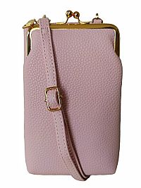 ΓΥΝΑΙΚΕΙΟ ΤΣΑΝΤΑΚΙ  ΜΕ ΘΗΚΗ ΓΙΑ ΤΟ ΚΙΝΗΤΟ ΡΟΖ ΧΡΩΜΑ ΜΕ ΚΛΙΠ