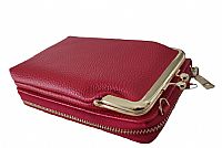 ΓΥΝΑΙΚΕΙΟ ΤΣΑΝΤΑΚΙ  ΜΕ ΘΗΚΗ ΓΙΑ ΤΟ ΚΙΝΗΤΟ ΚΟΚΚΙΝΟ ΧΡΩΜΑ ΜΕ ΚΛΙΠ