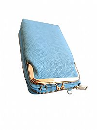 ΓΥΝΑΙΚΕΙΟ ΤΣΑΝΤΑΚΙ  ΜΕ ΘΗΚΗ ΓΙΑ ΤΟ ΚΙΝΗΤΟ ΓΑΛΑΖΙΟ ΧΡΩΜΑ ΜΕ ΚΛΙΠ