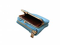 ΓΥΝΑΙΚΕΙΟ ΤΣΑΝΤΑΚΙ  ΜΕ ΘΗΚΗ ΓΙΑ ΤΟ ΚΙΝΗΤΟ ΓΑΛΑΖΙΟ ΧΡΩΜΑ ΜΕ ΚΛΙΠ