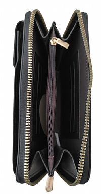 ΓΥΝΑΙΚΕΙΟ ΤΣΑΝΤΑΚΙ ΧΙΑΣΤΙ ΜΕ ΘΗΚΗ ΓΙΑ ΚΙΝΗΤΟ ΜΑΥΡΟ ΜΕ ΜΕΤΑΛΛΟ