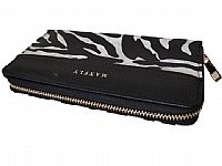 ΠΟΡΤΟΦΟΛΙ ΓΥΝΑΙΚΕΙΟ ANIMAL PRINT ΑΣΠΡΟΜΑΥΡΟ