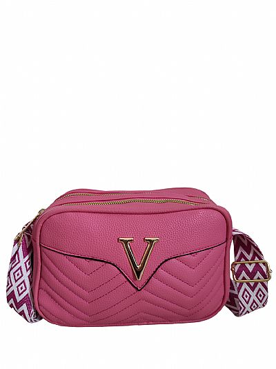 ΤΣΑΝΤΑΚΙ ΧΙΑΣΤΙ ΡΟΖ ΧΡΩΜΑ ΜΕ ΙΜΑΝΤΑ