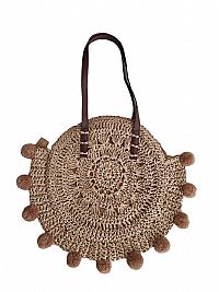 ΓΥΝΑΙΚΕΙΑ ΨΑΘΙΝΗ ΤΣΑΝΤΑ ΩΜΟΥ ΚΑΦΕ ΜΕ ΔΙΑΚΟΣΜΗΤΙΚΑ ΦΟΥΝΤΑΚΙΑ