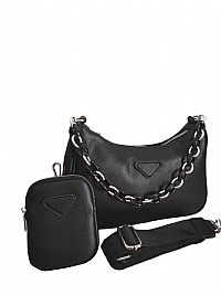 ΤΣΑΝΤΑΚΙ ΧΙΑΣΤΙ ΜΕ ΙΜΑΝΤΑ ΚΑΙ ΠΟΡΤΟΦΟΛΑΚΙ ΜΑΥΡΟ