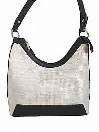 ΤΣΑΝΤΑ ΩΜΟΥ ΨΑΘΑ ΜΕ ΜΑΥΡΗ ΔΕΡΜΑΤΙΝΗ 