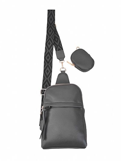 ΤΣΑΝΤΑ ΧΙΑΣΤΙ ΜΕ ΙΜΑΝΤΑ ΚΑΙ ΠΟΡΤΟΦΟΛΑΚΙ ΓΚΡΙ ΧΡΩΜΑ