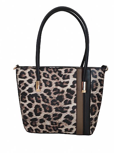 ΓΥΝΑΙΚΕΙΑ ΤΣΑΝΤΑ ΩΜΟΥ ΜΙΚΡΗ ANIMAL PRINT LEOPAR