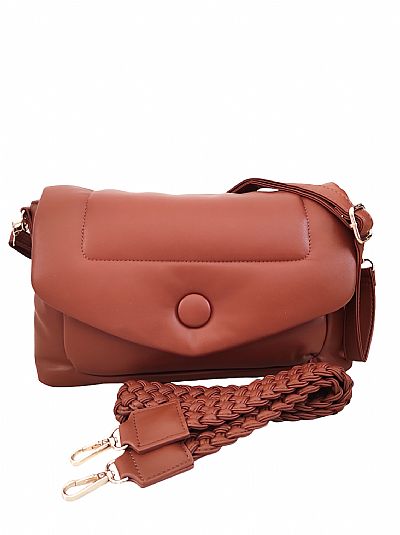 ΤΣΑΝΤΑ ΩΜΟΥ ΚΑΦΕ ΜΕ ΠΛΕΚΤΟ ΛΟΥΡΙ