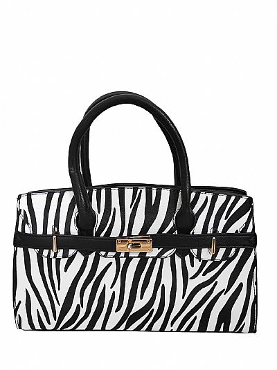ΓΥΝΑΙΚΕΙΑ ΤΣΑΝΤΑ ΧΕΙΡΟΣ ANIMAL PRINT ZEBRA
