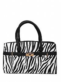 ΓΥΝΑΙΚΕΙΑ ΤΣΑΝΤΑ ΧΕΙΡΟΣ ANIMAL PRINT ZEBRA