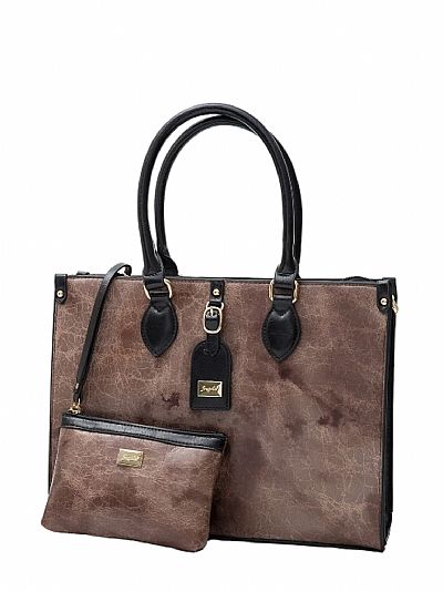 ΓΥΝΑΙΚΕΙΑ ΤΣΑΝΤΑ ΩΜΟΥ ΚΑΦΕ ΜΕ ΜΑΥΡΟ FRAGOLA