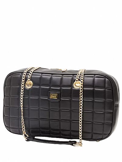 ΓΥΝΑΙΚΕΙΑ ΤΣΑΝΤΑ ΩΜΟΥ ΜΑΥΡΗ ΜΕ ΧΡΥΣΗ ΑΛΥΣΙΔΑ FRAGOLA