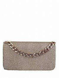 ΒΡΑΔΙΝΟ ΤΣΑΝΤΑΚΙ ΦΑΚΕΛΟΣ CLUTS ΜΠΡΟΝΖΕ ΜΕ ΑΛΥΣΙΔΑ