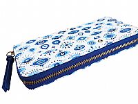 ΓΥΝΑΙΚΕΙΟ ΠΟΡΤΟΦΟΛΙ ΜΕ ΜΑΤΙΑ ΜΠΛΕ 