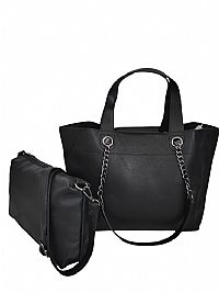 ΓΥΝΑΙΚΕΙΑ ΤΣΑΝΤΑ ΩΜΟΥ ΧΕΙΡΟΣ ΜΑΥΡΗ ΣΕΤ ΜΕ ΝΕΣΕΣΕΡ