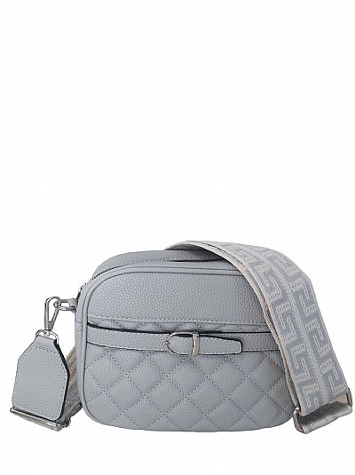 ΓΥΝΑΙΚΕΙΟ ΤΣΑΝΤΑΚΙ ΧΙΑΣΤΙ ΓΚΡΙ ΧΡΩΜΑ ΜΕ ΥΦΑΝΤΟ ΙΜΑΝΤΑ