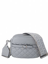 ΓΥΝΑΙΚΕΙΟ ΤΣΑΝΤΑΚΙ ΧΙΑΣΤΙ ΓΚΡΙ ΧΡΩΜΑ ΜΕ ΥΦΑΝΤΟ ΙΜΑΝΤΑ