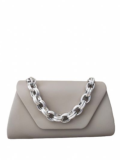 ΓΥΝΑΙΚΕΙΟΣ ΒΡΑΔΙΝΟΣ ΦΑΚΕΛΟΣ ΜΕ ΑΣΗΜΙ ΧΟΝΤΡΗ ΑΛΥΣΙΔΑ ΜΠΕΖ ΤΗΣ ΑΜΜΟΥ