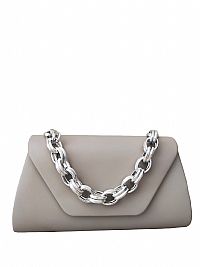 ΓΥΝΑΙΚΕΙΟΣ ΒΡΑΔΙΝΟΣ ΦΑΚΕΛΟΣ ΜΕ ΑΣΗΜΙ ΧΟΝΤΡΗ ΑΛΥΣΙΔΑ ΜΠΕΖ ΤΗΣ ΑΜΜΟΥ