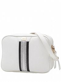 ΓΥΝΑΙΚΕΑ ΤΣΑΝΤΑ ΧΙΑΣΤΙ ΛΕΥΚΗ ΜΕ ΑΣΠΡΟΜΑΥΡΗ ΚΟΡΔΕΛΑ FRAGOLA