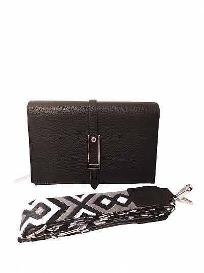 ΓΥΝΑΙΚΕΙΟ ΤΣΑΝΤΑΚΙ ΜΑΥΡΟ ΔΙΠΛΟ ΧΙΑΣΤΙ ΜΕ ΙΜΑΝΤΑ