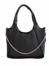 ΓΥΝΑΙΚΕΙΑ ΤΣΑΝΤΑ ΩΜΟΥ ΜΑΥΡΗ ΜΕ ΧΡΥΣΗ ΑΛΥΣΙΔΑ