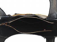 ΓΥΝΑΙΚΕΙΑ ΤΣΑΝΤΑ ΩΜΟΥ ΜΑΥΡΗ ΜΕ ΧΡΥΣΗ ΑΛΥΣΙΔΑ