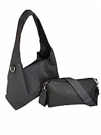 ΓΥΝΑΙΚΕΙΑ ΤΣΑΝΤΑ ΩΜΟΥ ΜΑΛΑΚΗ ΜΑΥΡΗ ΣΕΤ ΜΕ ΝΕΣΕΣΕΡ