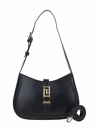 ΓΥΝΑΙΚΕΙΑ ΤΣΑΝΤΑ ΩΜΟΥ ΜΑΥΡΗ ΜΕ ΜΕΤΑΛΛΟ VERDE