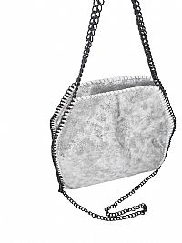 ΓΥΝΑΙΚΕΙΑ ΤΣΑΝΤΑ ΩΜΟΥ ΧΕΙΡΟΣ ΛΕΥΚΟ ΑΣΗΜΙ ΜΕ ΑΝΘΡΑΚΙ ΑΛΥΣΙΔΕΣ