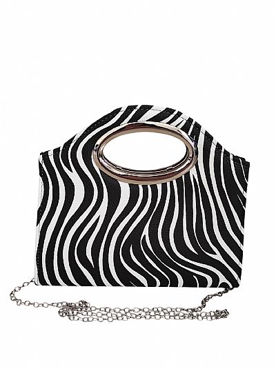 ΓΥΝΑΙΚΕΙΟ ΒΡΑΔΙΝΟ ΤΣΑΝΤΑΚΙ ANIMAL PRIN ZEBRA 