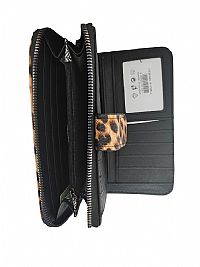 ΓΥΝΑΙΚΕΙΟ ΠΟΡΤΟΦΟΛΙ ANIMAL PRINT ΚΑΦΕ