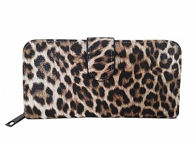 ΓΥΝΑΙΚΕΙΟ ΠΟΡΤΟΦΟΛΙ ANIMAL PRINT ΜΠΕΖ