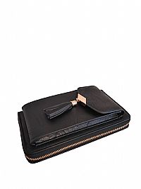 ΓΥΝΑΙΚΕΙΟ ΤΣΑΝΤΑΚΙ  ΜΕ ΘΗΚΗ ΓΙΑ ΤΟ ΚΙΝΗΤΟ ΜΑΥΡΟ ΧΡΩΜΑ ΜΕ ΦΟΥΝΤΑΚΙ