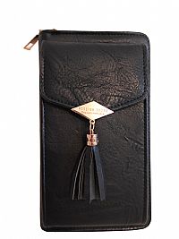 ΓΥΝΑΙΚΕΙΟ ΤΣΑΝΤΑΚΙ  ΜΕ ΘΗΚΗ ΓΙΑ ΤΟ ΚΙΝΗΤΟ ΜΑΥΡΟ ΧΡΩΜΑ ΜΕ ΦΟΥΝΤΑΚΙ