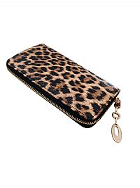 ΓΥΝΑΙΚΕΙΟ ΠΟΡΤΟΦΟΛΙ ANIMAL PRINT ΚΑΦΕ