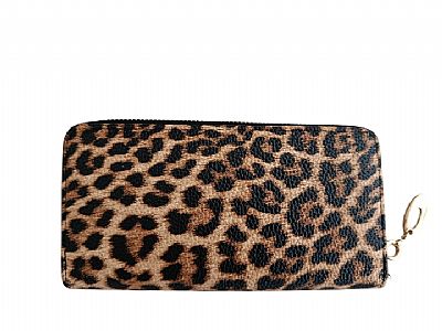 ΓΥΝΑΙΚΕΙΟ ΠΟΡΤΟΦΟΛΙ ANIMAL PRINT ΚΑΦΕ