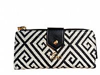 ΓΥΝΑΙΚΕΙΟ ΠΟΡΤΟΦΟΛΙ ΜΕ ΜΑΙΑΝΔΡΟ ΖΑΚΑΡ ΑΣΠΡΟΜΑΥΡΟ