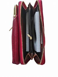 ΓΥΝΑΙΚΕΙΟ ΤΣΑΝΤΑΚΙ  ΜΕ ΘΗΚΗ ΓΙΑ ΤΟ ΚΙΝΗΤΟ ΚΟΚΚΙΝΟ ΧΡΩΜΑ ΜΕ ΚΛΙΠ