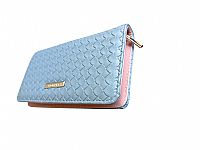 ΓΥΝΑΙΚΕΙΟ ΠΟΡΤΟΦΟΛΙ ΠΛΕΞΗ ΓΑΛΑΖΙΟ ΧΡΩΜΑ