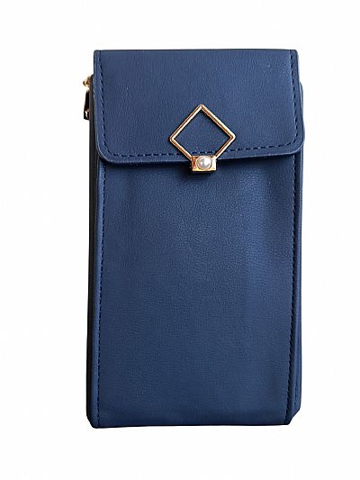 ΓΥΝΑΙΚΕΙΟ ΠΟΡΤΟΦΟΛΙ-ΤΣΑΝΤΑΚΙ  ΜΕ ΘΗΚΗ ΓΙΑ ΚΙΝΗΤΟ ΜΠΛΕ ΣΚΥΡΟ