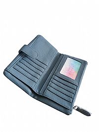 ΓΥΝΑΙΚΕΙΟ ΠΟΡΤΟΦΟΛΙ ΜΠΛΕ ΧΡΩΜΑ