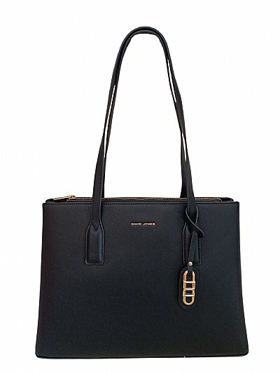 ΓΥΝΑΙΚΕΙΑ ΤΣΑΝΤΑ ΩΜΟΥ DAVID JONES ΜΑΥΡΗ