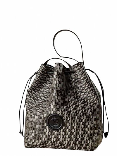 ΓΥΝΑΙΚΕΙΑ ΤΣΑΝΤΑ ΩΜΟΥ ΠΟΥΓΚΙ ΜΑΥΡΗ LOGO PRINT ΜΕ ΝΕΣΕΣΕΡ