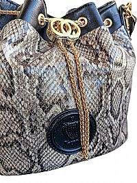 ΓΥΝΑΙΚΕΙΑ ΤΣΑΝΤΑ ΠΟΥΓΚΙ SNAKE LEATHER 